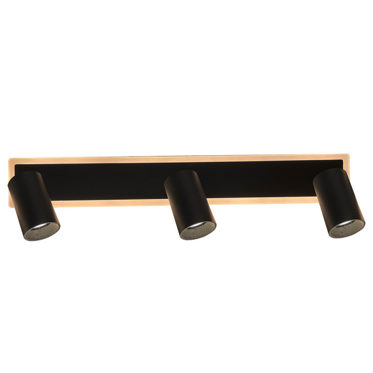 Spot Parma 3 czarny 3xGU10 LED CCT - 7701