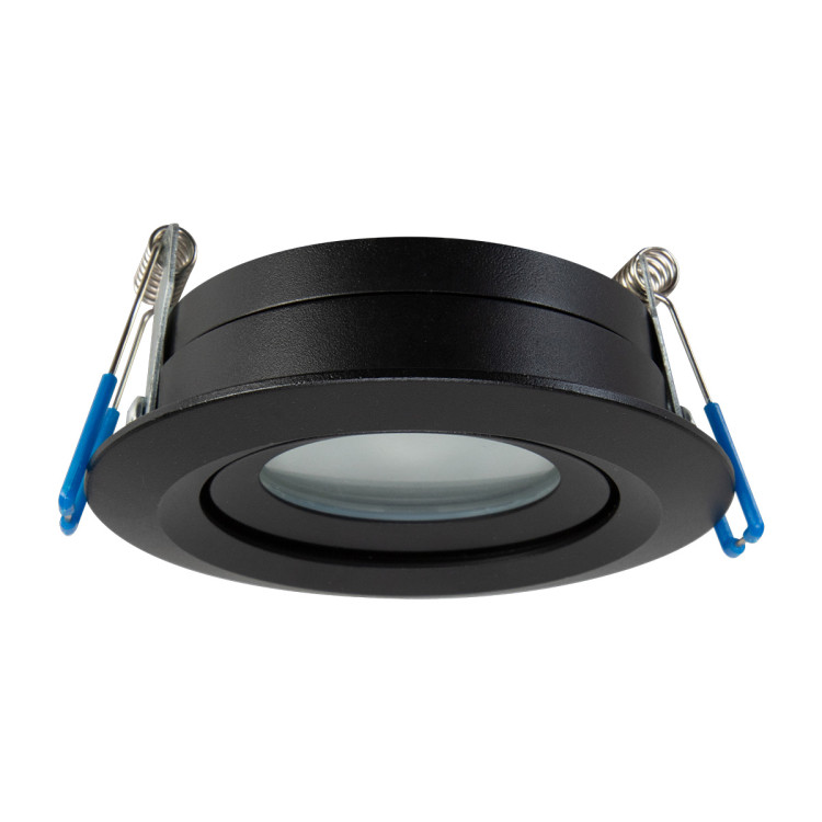 Ruchome oczko podtynkowe Lagos czarne IP65 1xGU10 - 7714