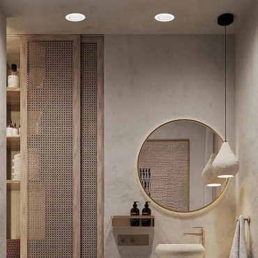 Ruchome oczko podtynkowe Lagos białe IP65 1xGU10