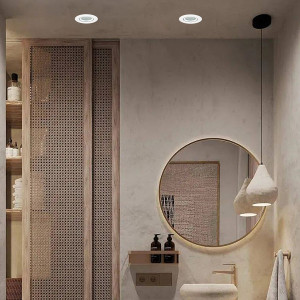 Ruchome oczko podtynkowe Lagos białe IP65 1xGU10