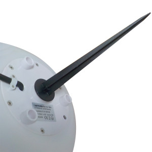 Lampa ogrodowa Gaja 40 cm biała 1xE27