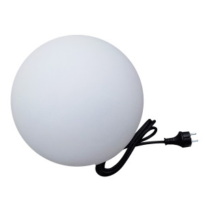 Lampa ogrodowa Gaja 50 cm biała 1xE27