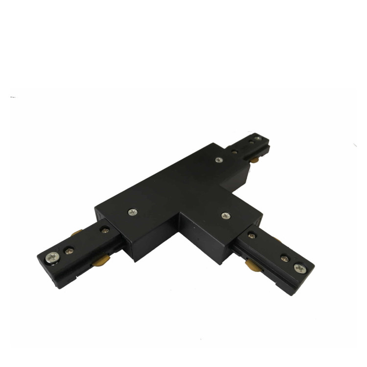 Łącznik T 1F czarny - 8004