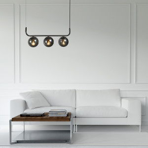 Lampa wisząca Alisa grafitowa 3xE14