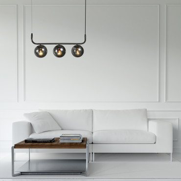 Lampa wisząca Alisa grafitowa 3xE14
