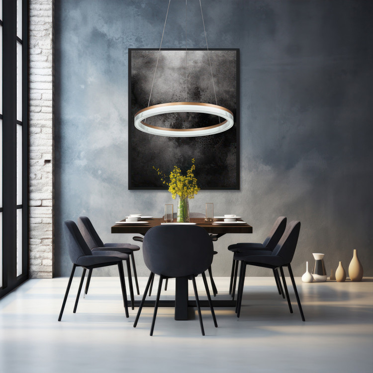 Lampa wisząca Midway Cristal Triangle złoto - transparentna LED CCT - 8035