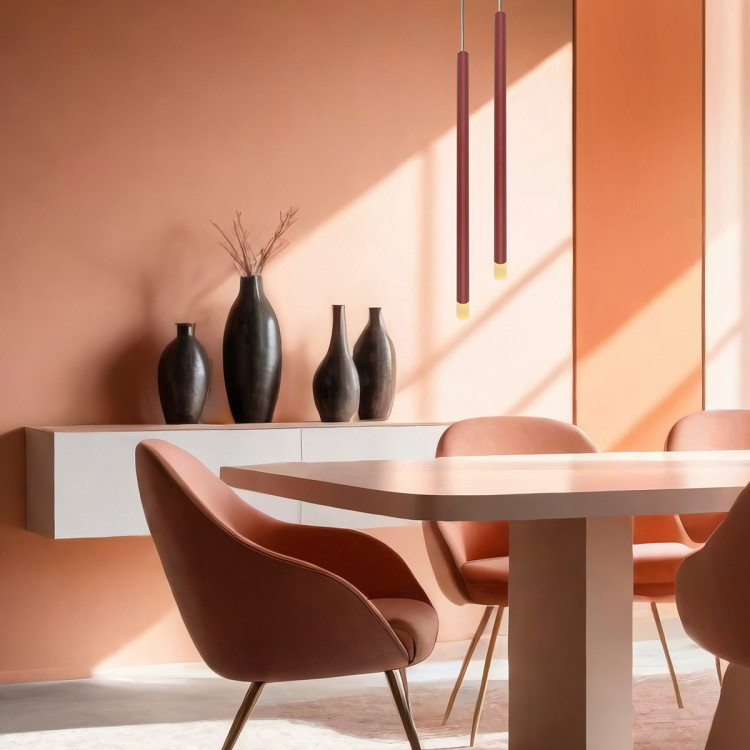 Lampa wisząca Lungo 1 czerwona 1xG9 - 8038