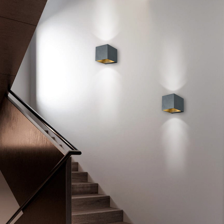 Kinkiet Alaska czarny 1xG9 - 8054