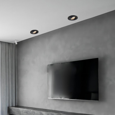 Ruchome oczko podtynkowe Lagos czarne IP20 1xGU10