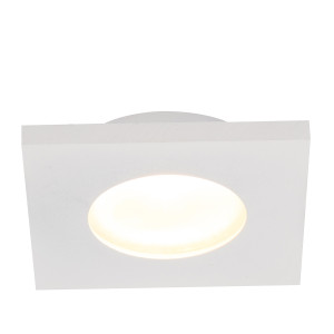 Oczko podtynkowe kwadratowe Lagos białe IP65 1xGU10