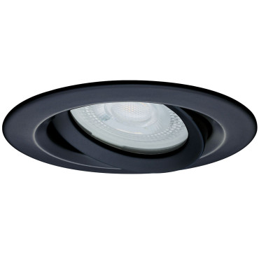 Ruchome oczko podtynkowe Lagos czarne IP65 1xGU10