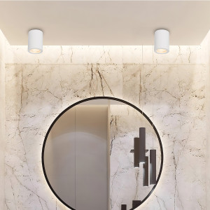 Oprawa natynkowa Faro biała IP65 1xGU10