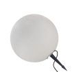 Lampa ogrodowa Gaja 30 cm biała 1xE27