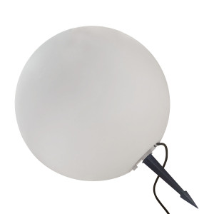 Lampa ogrodowa Gaja 40 cm biała 1xE27
