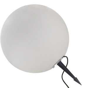 Lampa ogrodowa Gaja 50 cm biała 1xE27