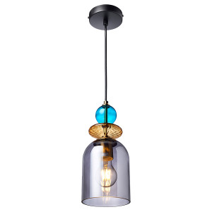 Lampa wisząca Tropea dymna 1xE27