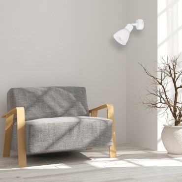 Reflektor Malta biały 1xE14