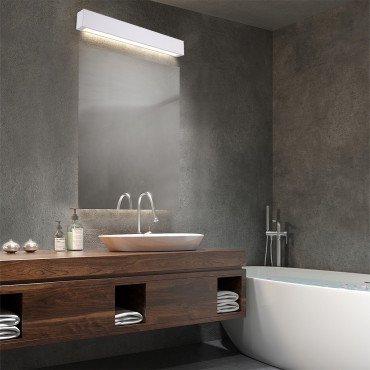 Kinkiet Ibros 63 cm biały IP44 LED 3000K