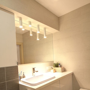 Tuba natynkowa Manacor 13 cm biała 1xGU10