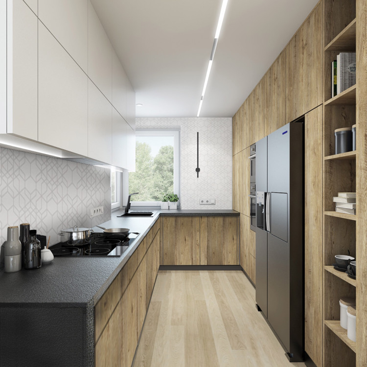 Reflektor do szynoprzewodów Magnetic Moon czarny LED 4000K - 8280