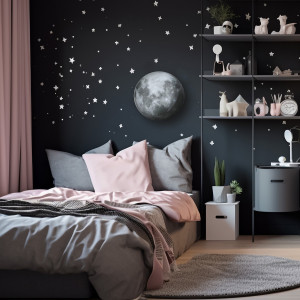 Plafon Luna planeta LED 4000K