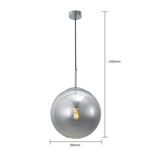Lampa wisząca Palla chrom 1xE14