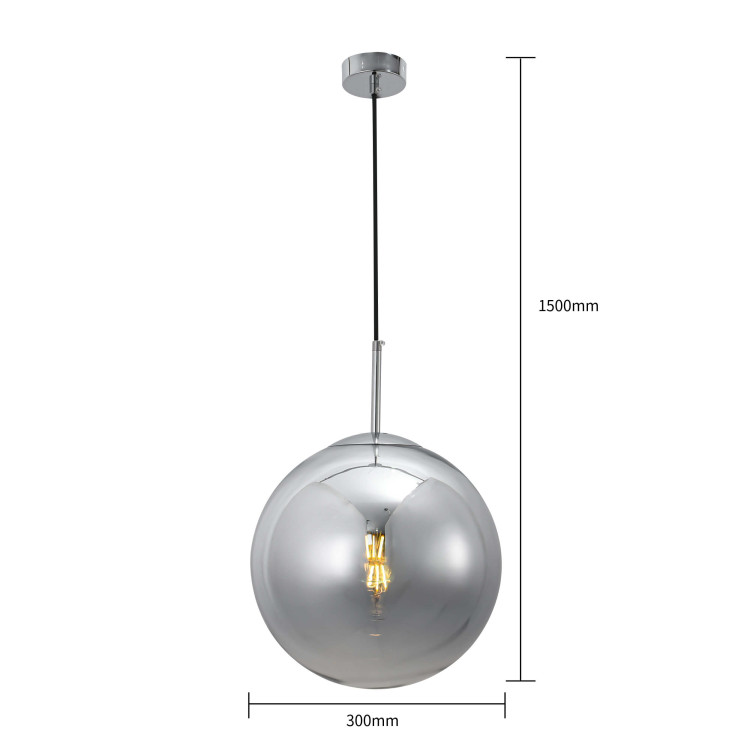 Lampa wisząca Palla chrom 1xE14 - 8395
