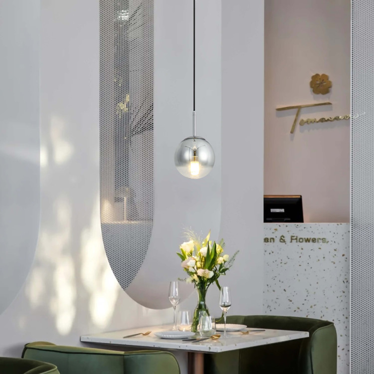 Lampa wisząca Palla chrom 1xE14 - 8435
