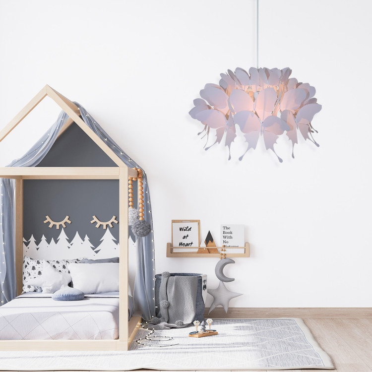 Lampa wisząca Farfalla różowa 1xE27 - 8453
