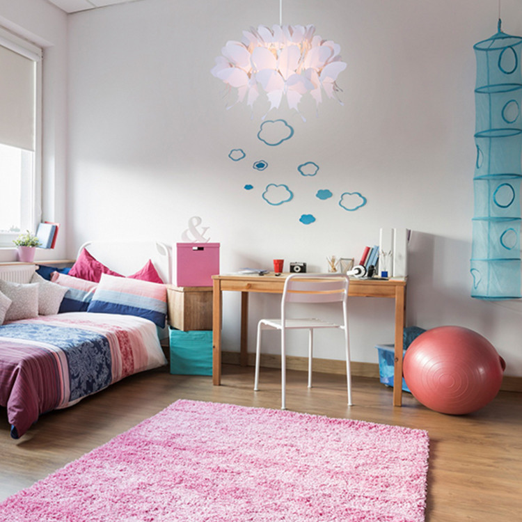 Lampa wisząca Farfalla różowa 1xE27 - 8455