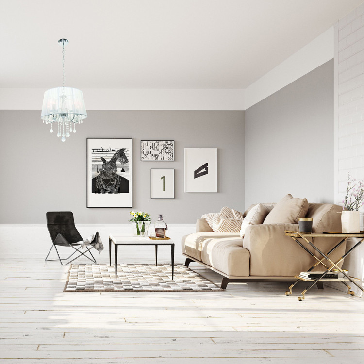 Lampa wisząca Mona srebrna 5xE14 - 8508