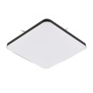 Plafon kwadratowy Babilon 38 cm czarny LED 4000K