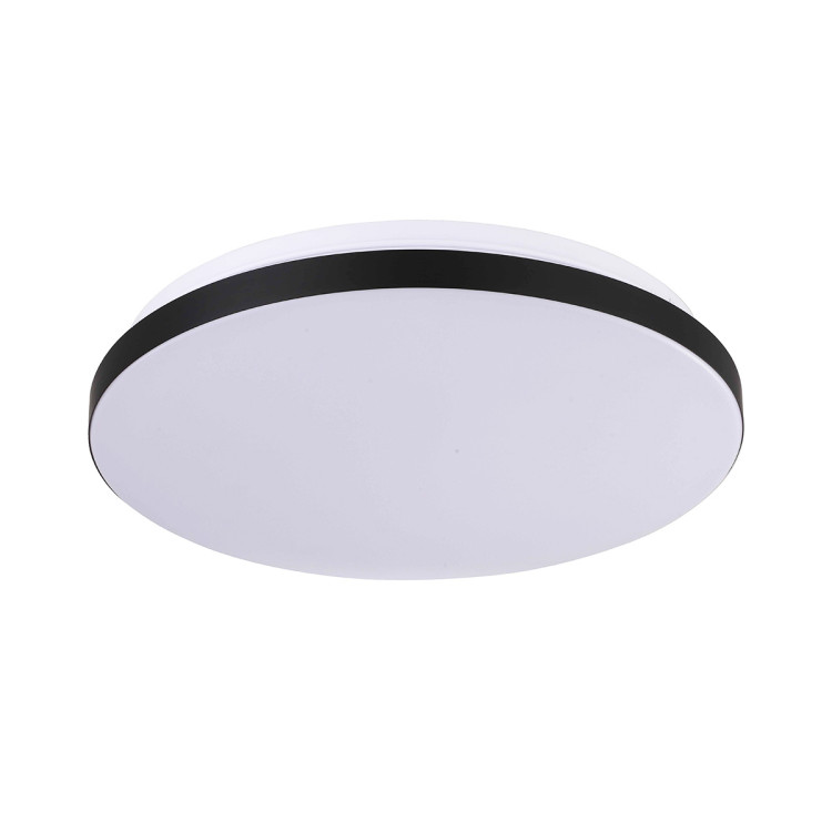 Plafon Babilon 33 cm czarny LED 4000K - 8515