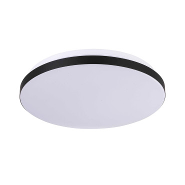 Plafon Babilon 33 cm czarny LED 4000K