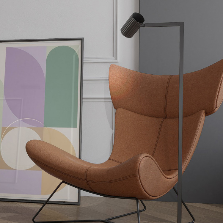 Lampa podłogowa Snow czarna 1xGU10 - 8519