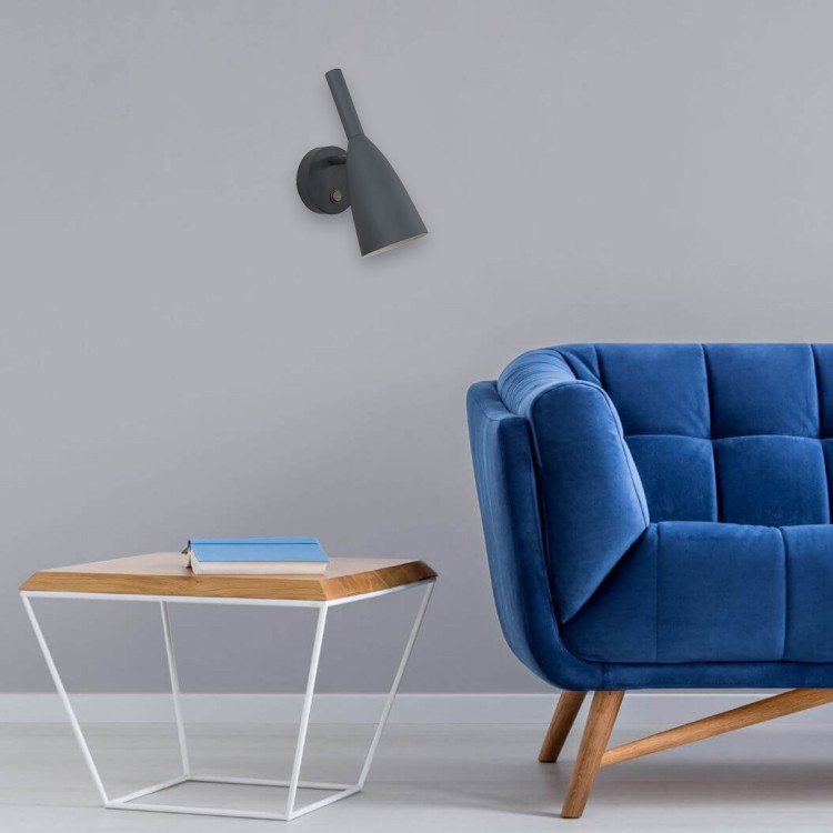 Kinkiet Solin szary 1xE14 - 8525