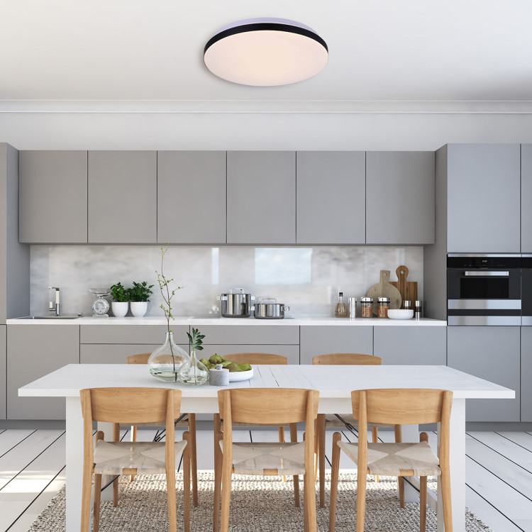 Plafon Babilon 33 cm czarny LED 4000K - 8526