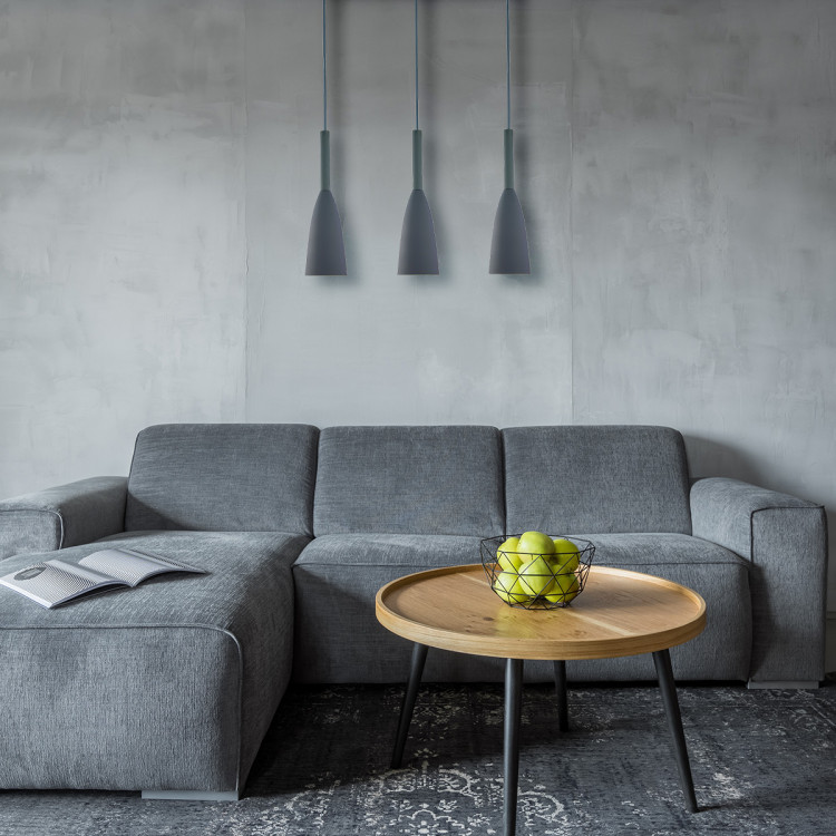 Lampa wisząca Solin 3 szara 3xE27 - 8528