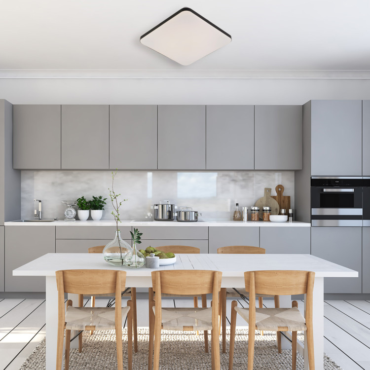 Plafon kwadratowy Babilon 33 cm czarny LED 4000K - 8535