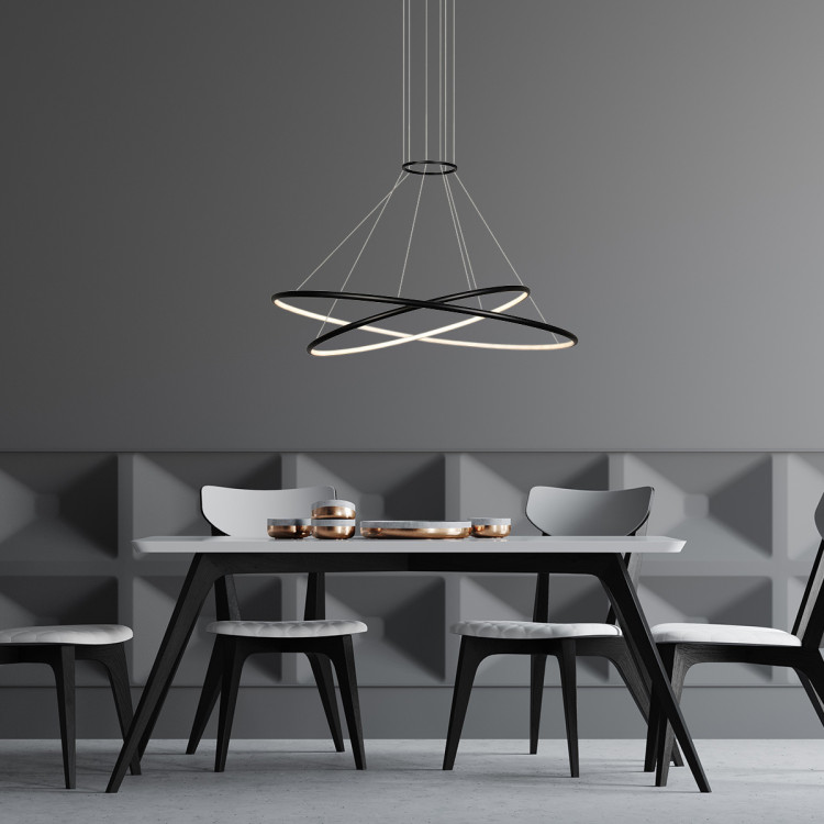 Lampa wisząca Halifax czarna LED 4000K - 8546