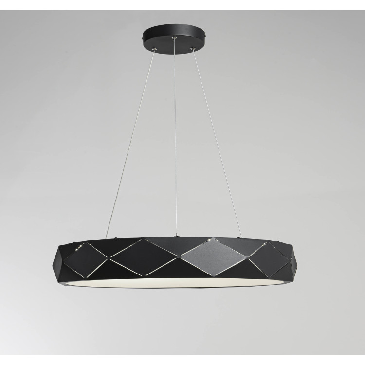 Lampa wisząca Reus czarna LED 4000K - 8627
