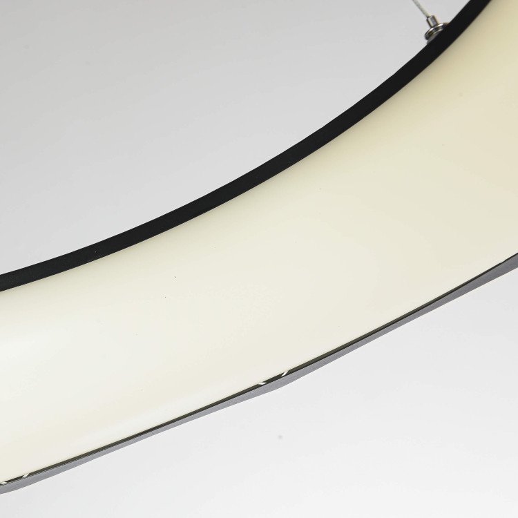 Lampa wisząca Reus czarna LED 4000K - 8631