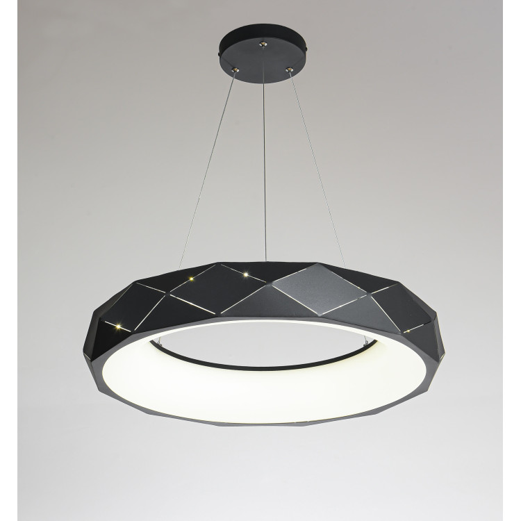 Lampa wisząca Reus czarna LED 4000K - 8634