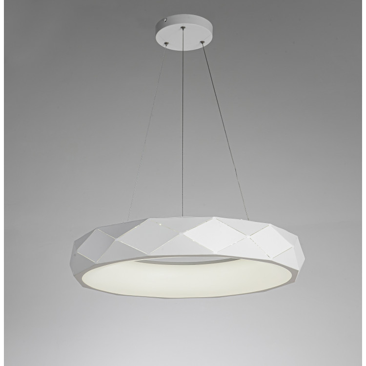 Lampa wisząca Reus biała LED 4000K - 8638