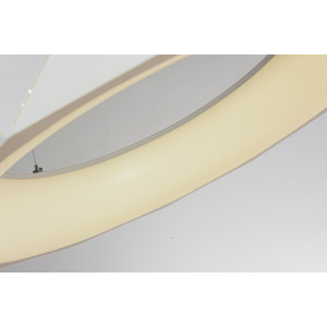 Lampa wisząca Reus biała LED 4000K