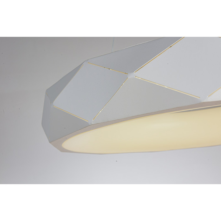 Lampa wisząca Reus biała LED 4000K - 8644