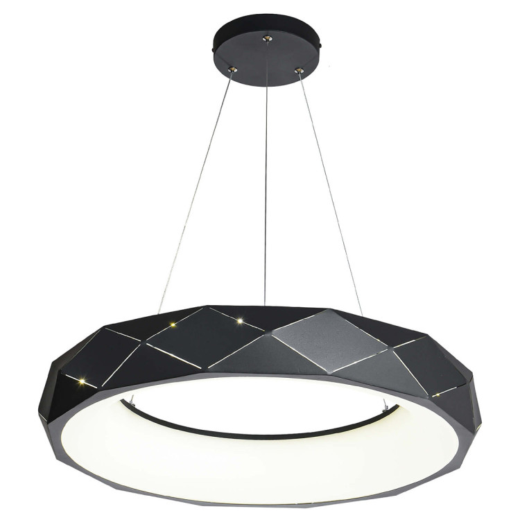 Lampa wisząca Reus czarna LED 4000K - 8667