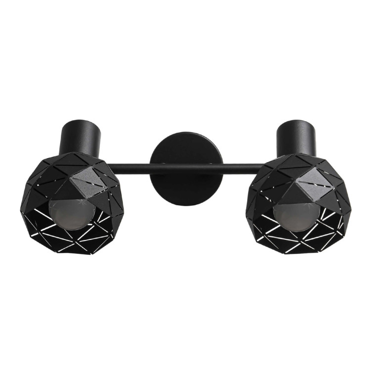 Spot Reus czarny 2xE14 - 8677