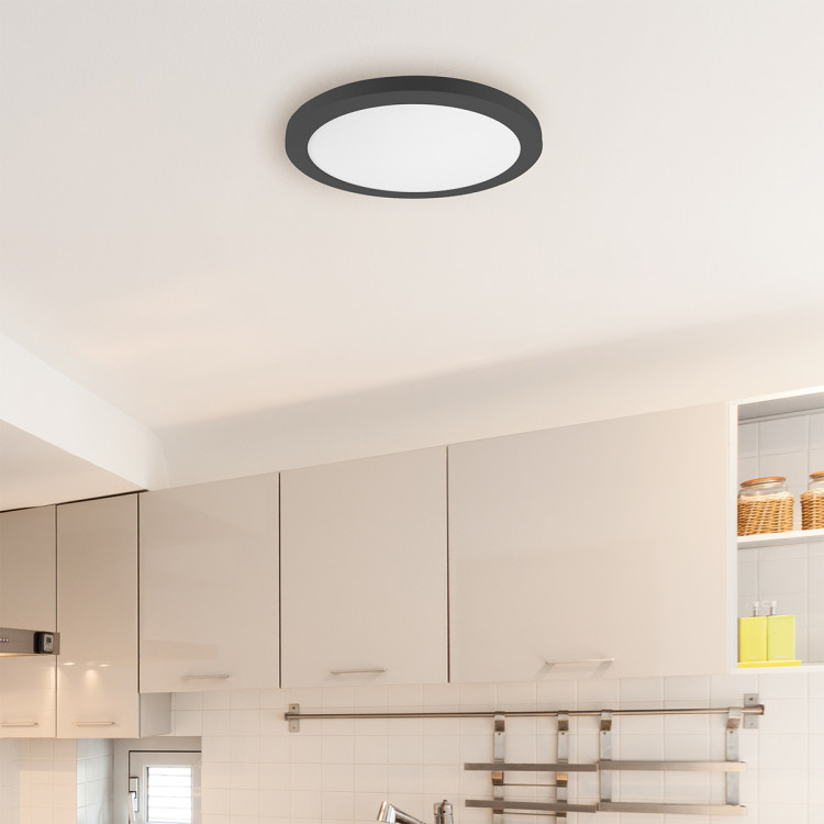 Plafon York czarny 2w1 LED 4000K - 8744