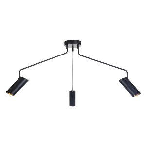Lampa wisząca Futuro czarna 3xGU10